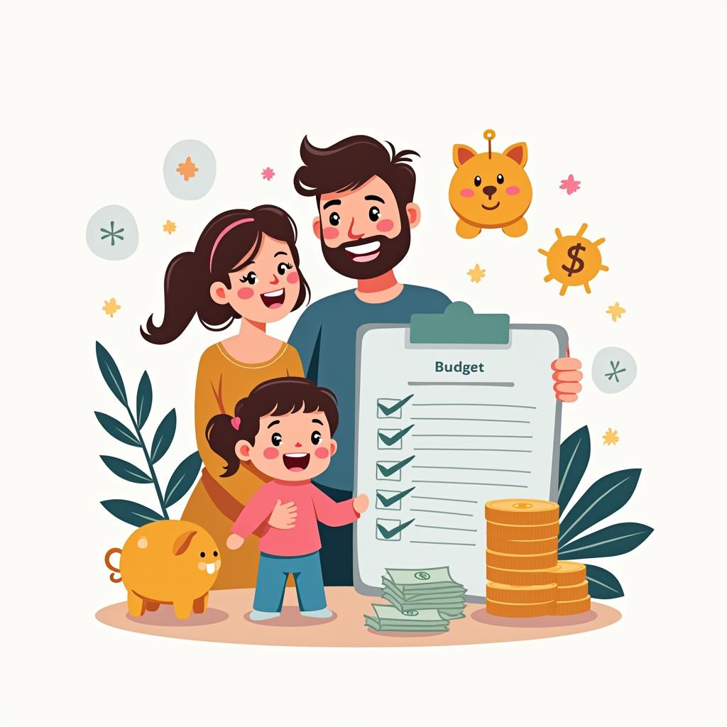 How to Set Up a Monthly Budget for a Young Family